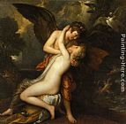 Benjamin West Famous Paintings - Cupid and Psyche